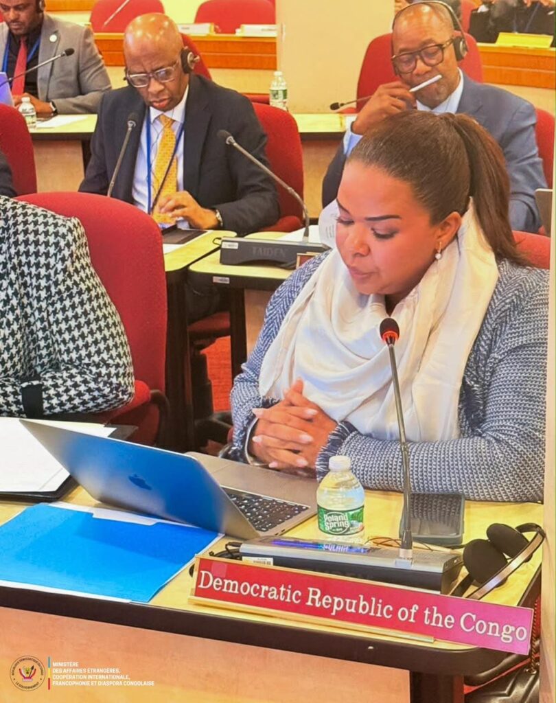 New York : Thérèse Kayikwamba plaide pour un bon voisinage fondé sur le respect de la souveraineté et la traçabilité des ressources