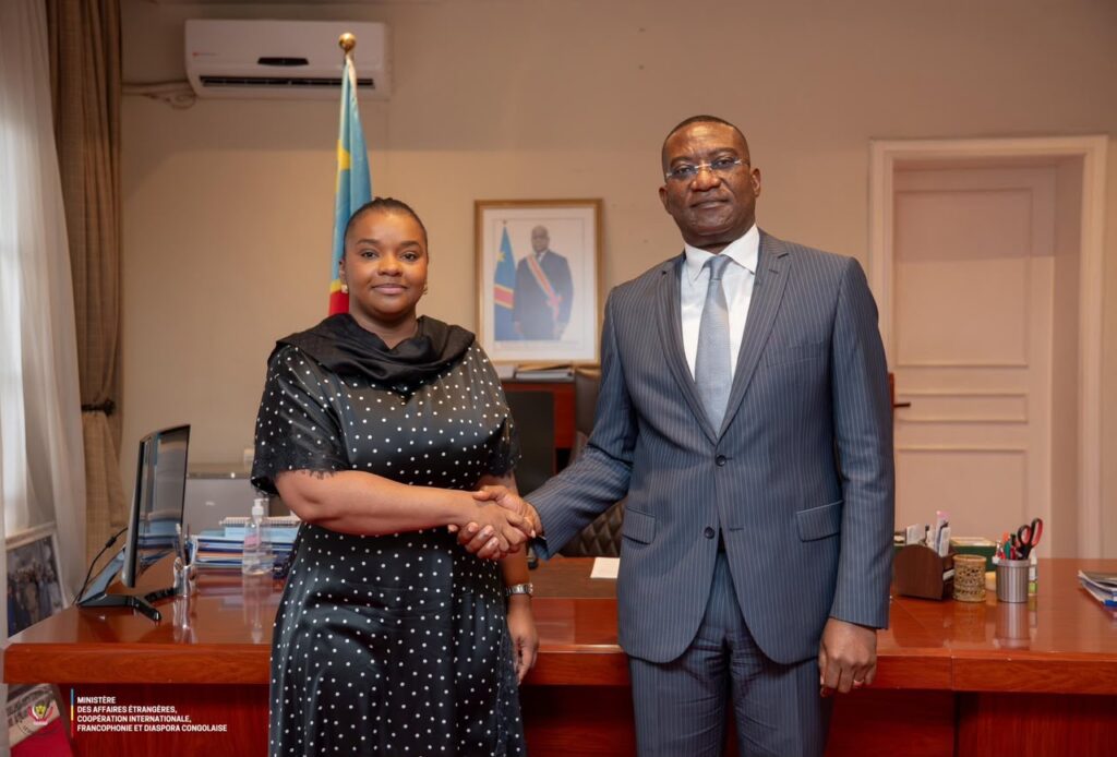RDC : Guylain Nyembo et Noëlla Ayeganagato renforcent la coordination de la coopération internationale