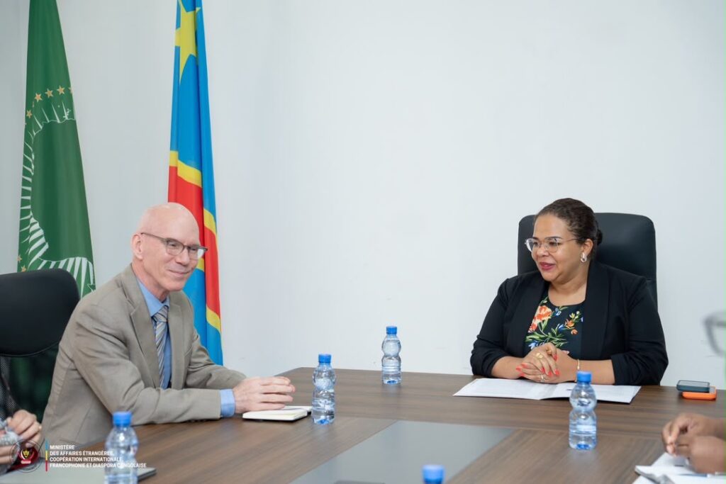 RDC : Thérèse Kayikwamba échange avec James Swan sur le mandat de la MONUSCO et les processus de paix