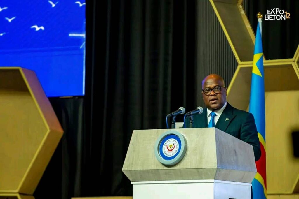 ExpoBéton 12 : Félix Tshisekedi fixe les résultats attendus et charge le gouvernement d’accélérer la transformation urbaine