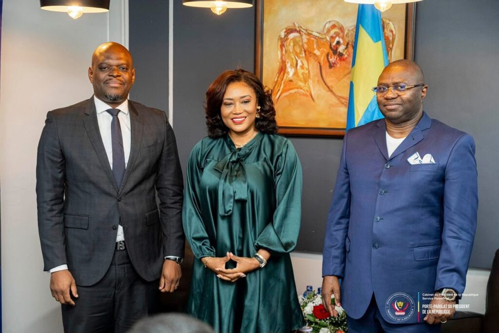RDC : Tina Salama accompagne des jeunes entrepreneurs auprès du FOGEC pour l’accès au financement