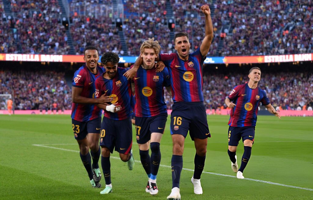 Liga espagnole : le FC Barcelone domine Getafe et poursuit son parcours sans faute
