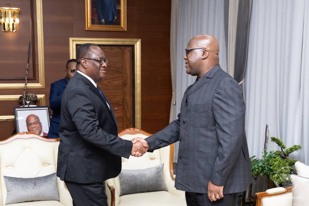 RDC–Côte d’Ivoire : Félix Tshisekedi reçoit un émissaire d’Alassane Ouattara à Kinshasa