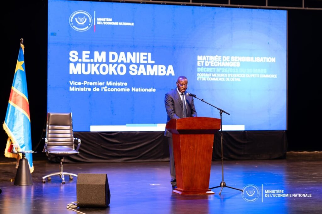 RDC : le VPM Mukoko Samba annonce le passage aux contrôles du petit commerce et du commerce de détail