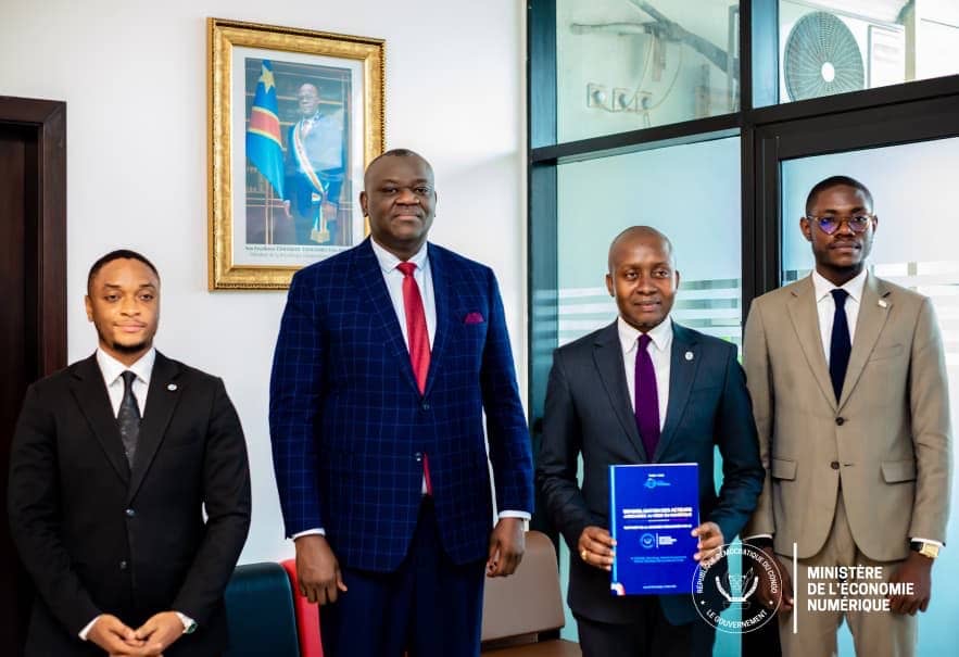 RDC : Augustin Kibassa échange avec le groupe Elektys sur le déploiement de la fibre optique