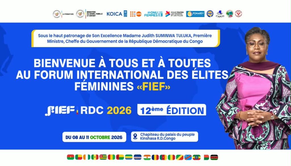 FIEF-RDC 2026 : 15 pays africains réunis à Kinshasa pour renforcer le leadership féminin